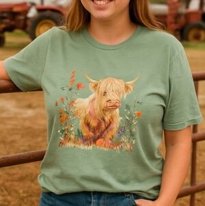 Women's Short Sleeve Graphic Tee - Green
